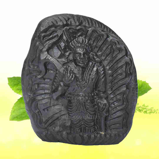 Sarvottam Balaram Avatar of Lord Vishnu Shaligram Idol SGI45
