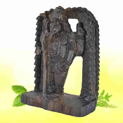 Lord Kartikeya / Murugan Swamy Shaligram Idol SGI82